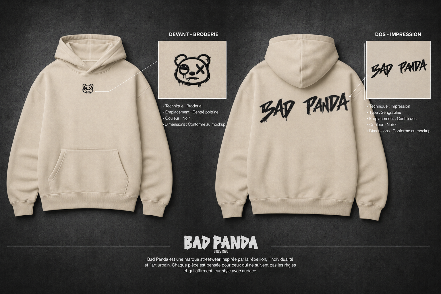 COOL VANILLA bad minimalist