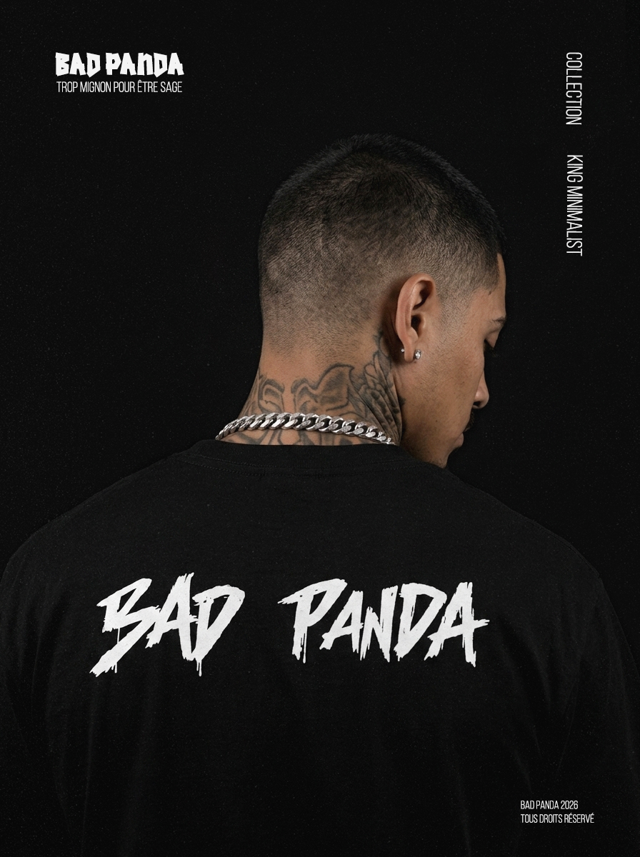 BAD PANDA minimalist noir
